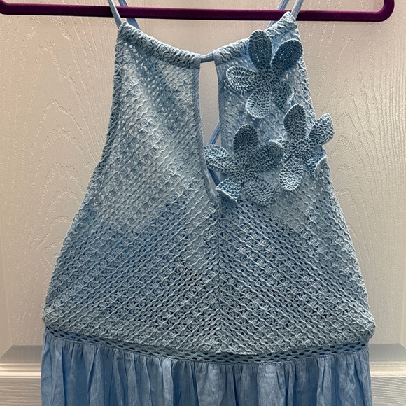 Lipsy Light Blue Halter Dress NWOT - Picture 5 of 9